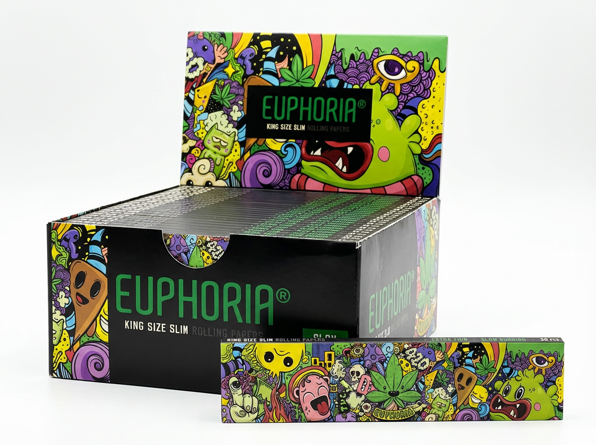Euphoria Whimsical Rolling Papers Kingsize Slim