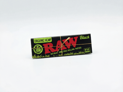 Papírky RAW® Black Organic Hemp